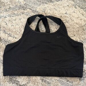 Nike Women's Perforated Black Sports Bra